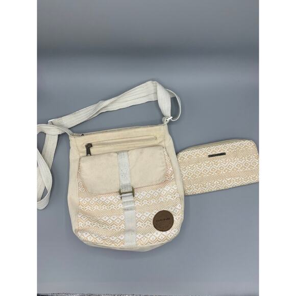Dakine Lola Sunglow Canvas Crossbody Bag & Wallet GUC - Picture 1 of 7